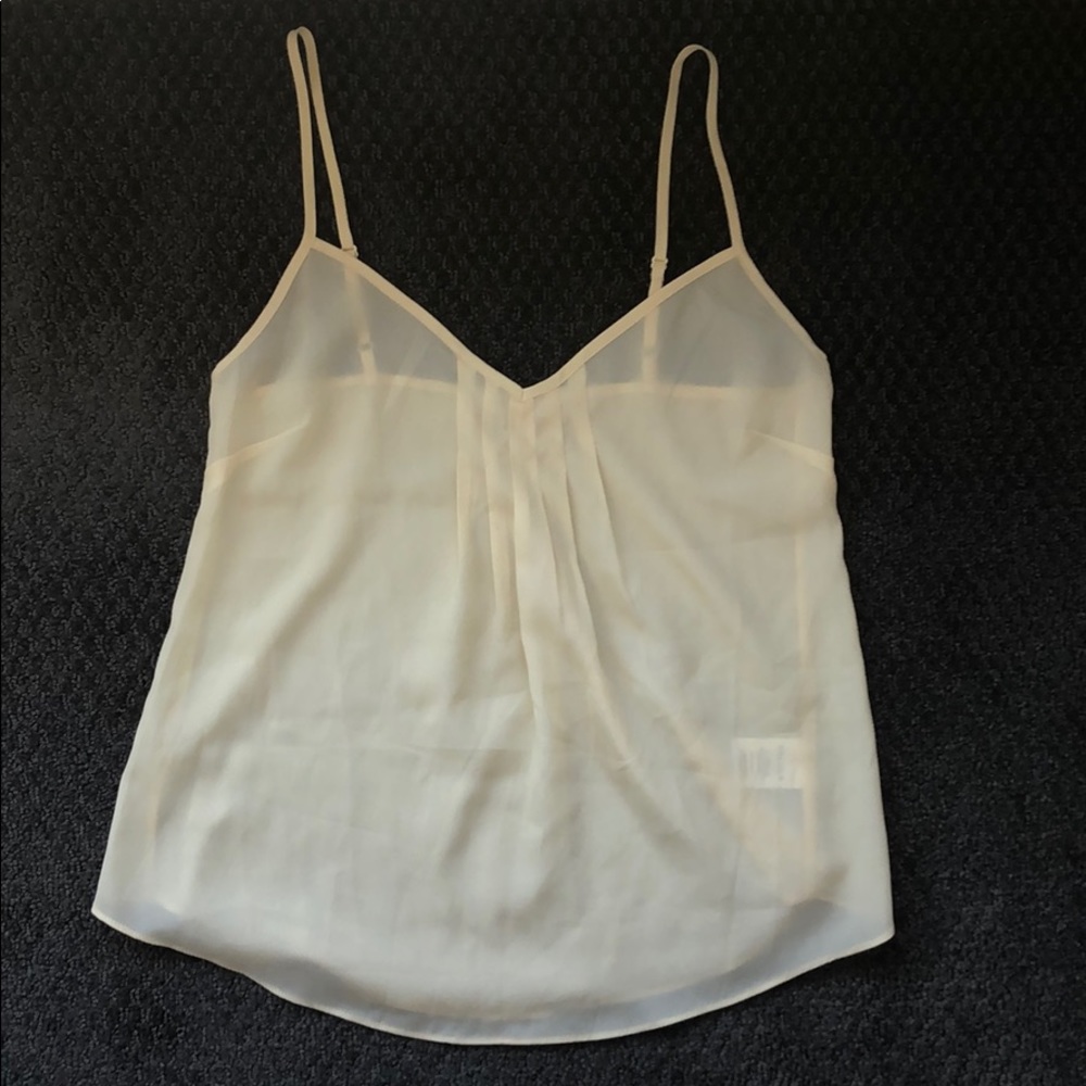 Aritzia- Talula yellow flowy adjustable tank